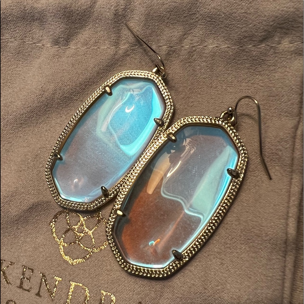 Kendra Scott dichroic glass Danielles. Never worn.
